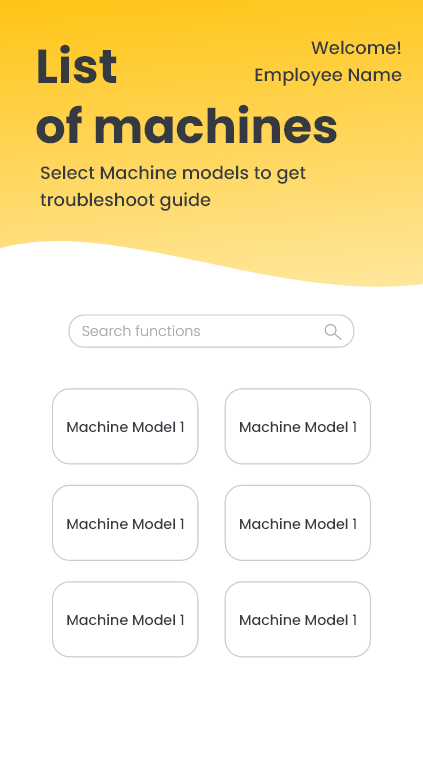 List of checks with images screenshot